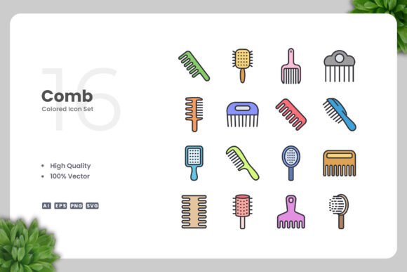 Comb Color Icons Review for Embroidery Projects