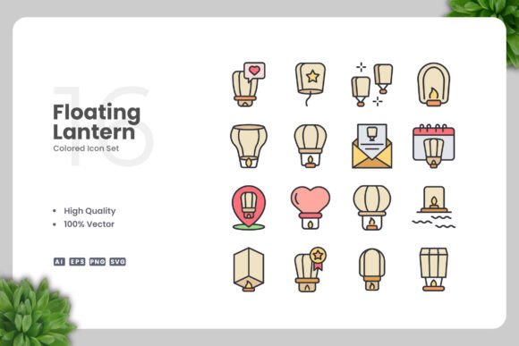 Floating Lantern Color Icons Review
