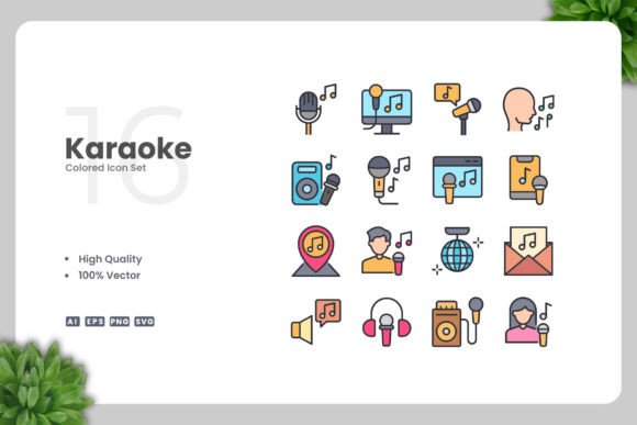 Karaoke Colored Icons Review for Embroidery Projects