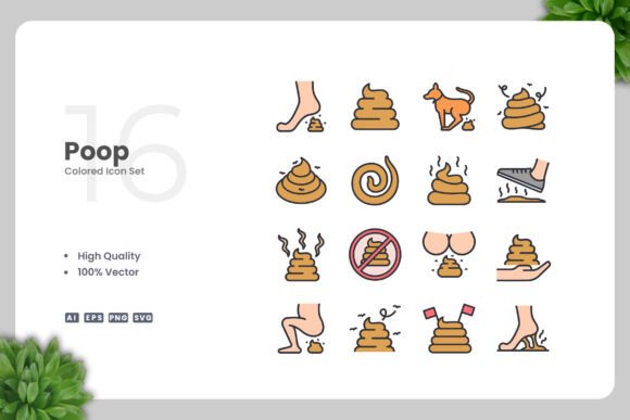 Poop Colored Icons Review for Embroidery Projects